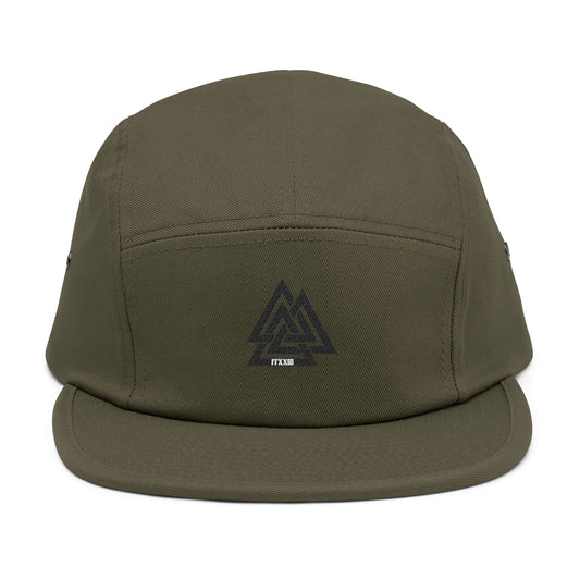 5-Panel Cap — Minimalist Norse Symbol Camper Hat 🎟️ 6 entradas