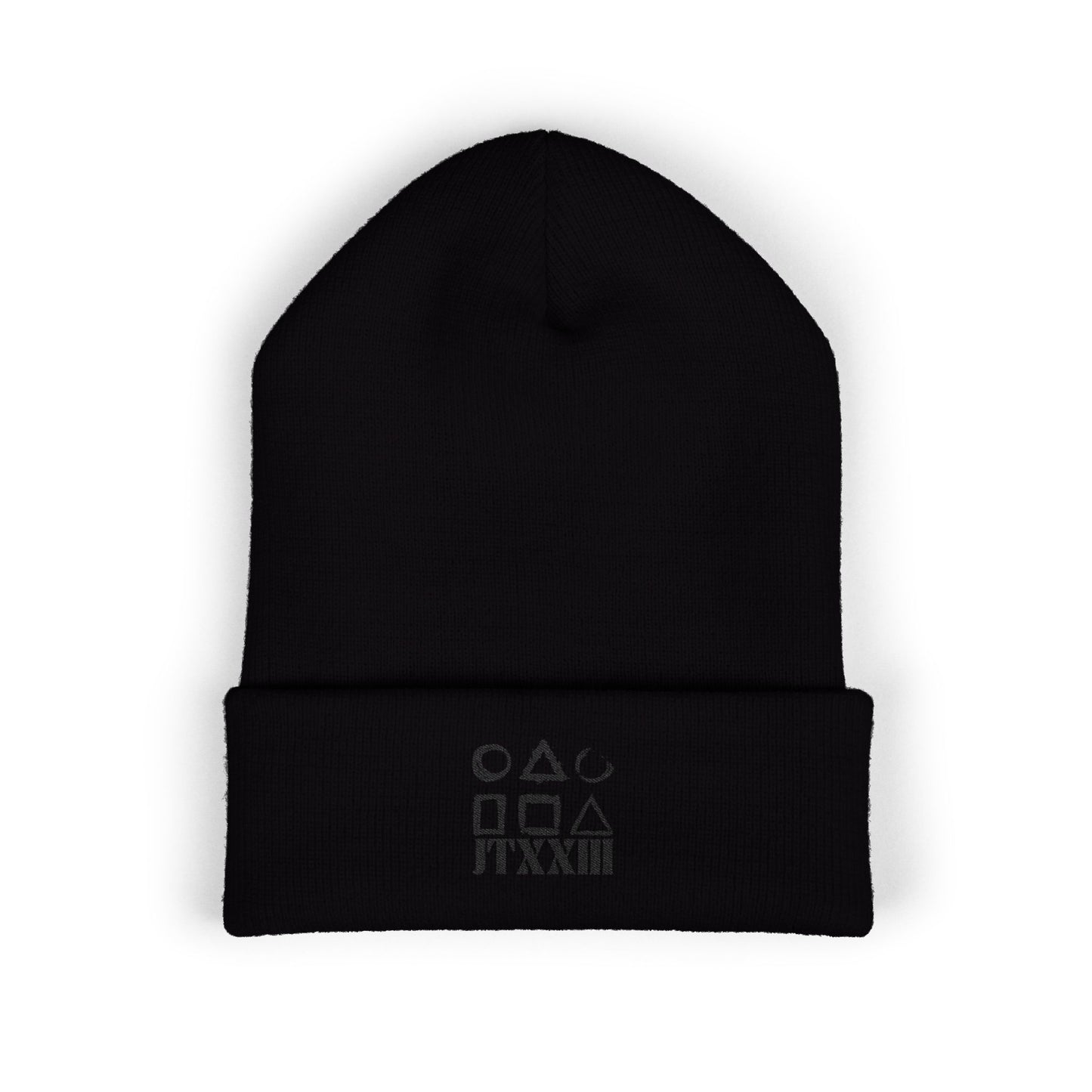 Minimalist Symbols Cuffed Beanie  🎟️ 5 entradas