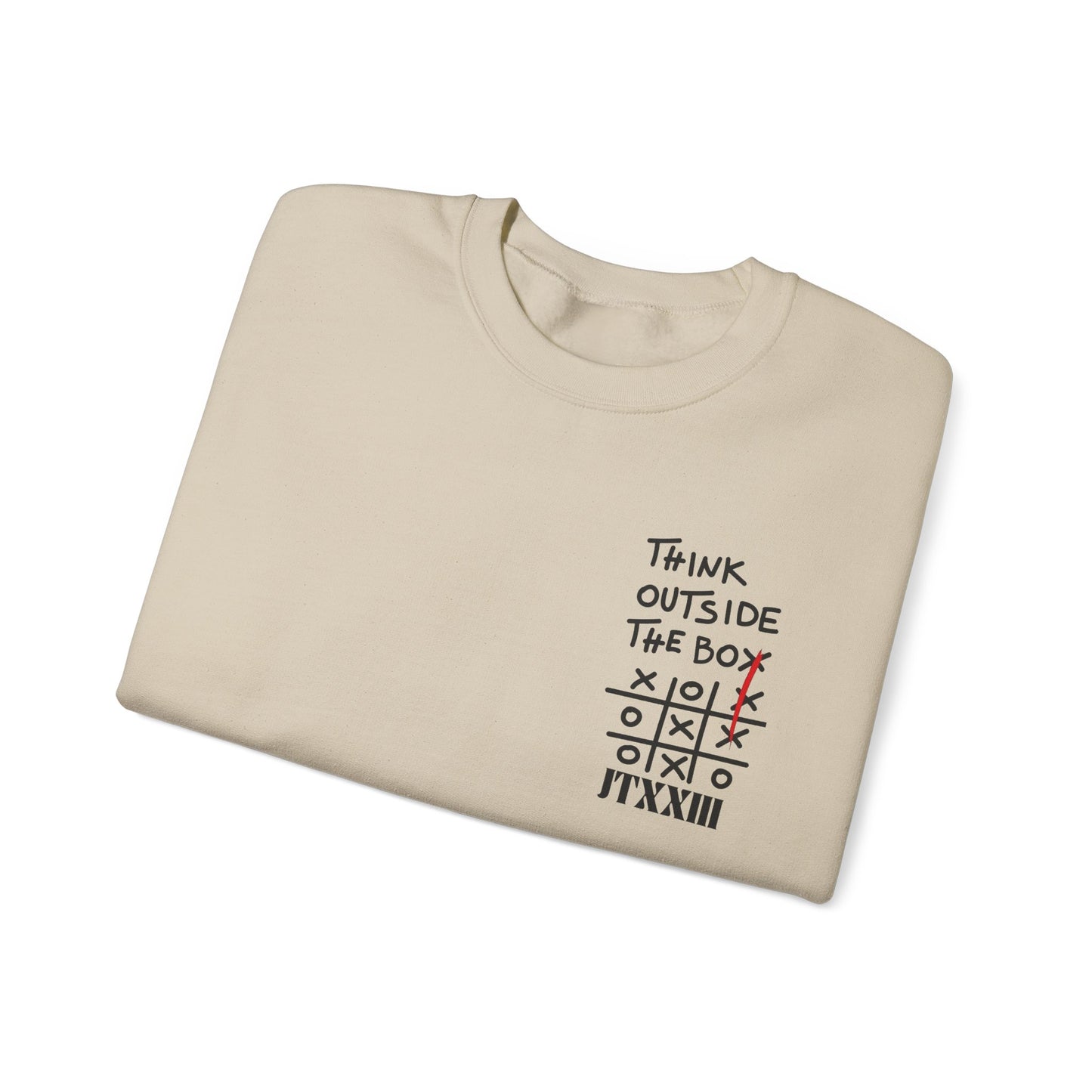 Think Outside the Box Crewneck Sweatshirt — 🎟️ 10 entradas