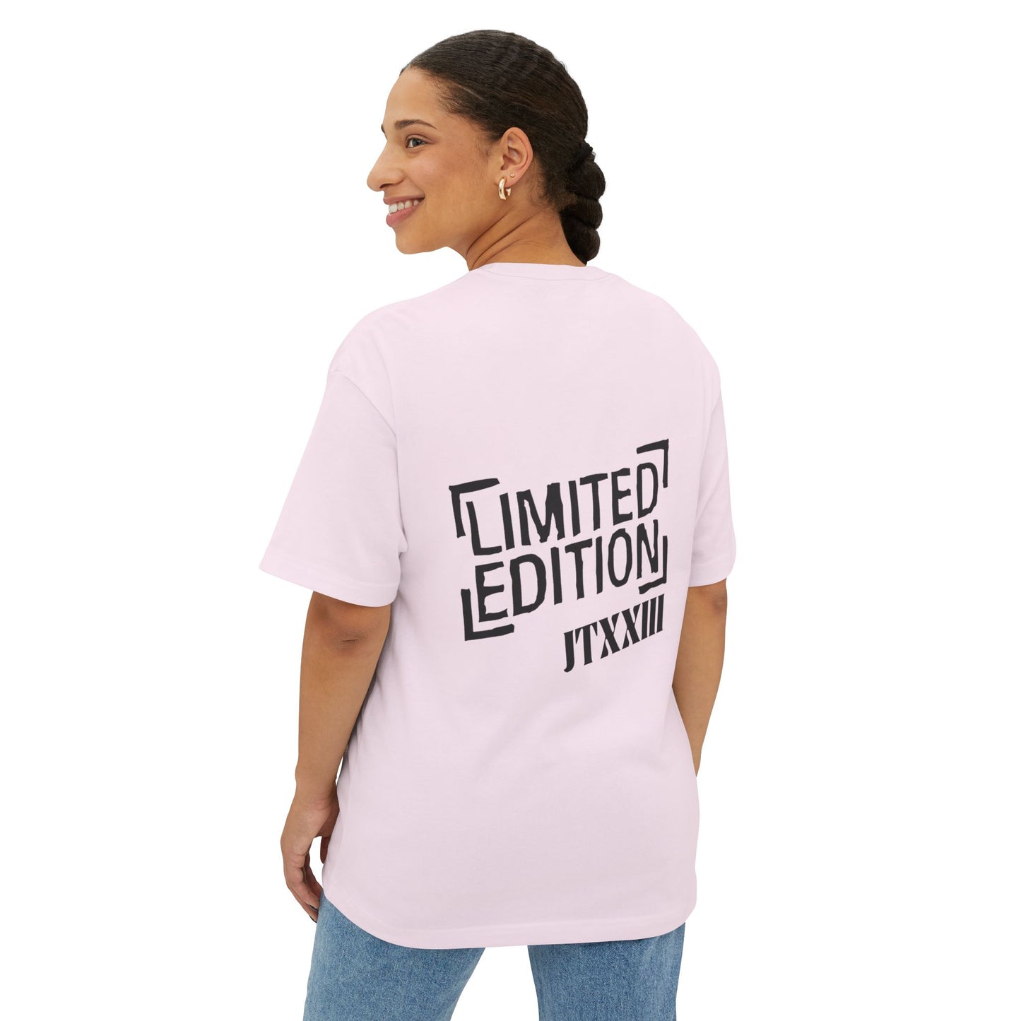 Limited Edition JTXXIII Boxy Tee — Oversized  🎟️ 8 entradas