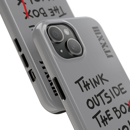 Think Outside the Box Phone Case —  🎟️ 8 entradas