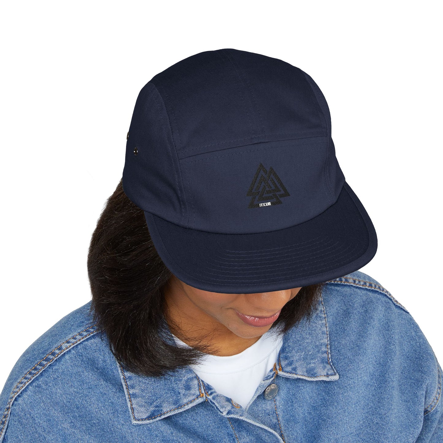 5-Panel Cap — Minimalist Norse Symbol Camper Hat  🎟️ 6 entradas