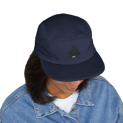 5-Panel Cap — Minimalist Norse Symbol Camper Hat  🎟️ 6 entradas
