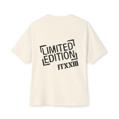 Limited Edition JTXXIII Boxy Tee — Oversized  🎟️ 8 entradas