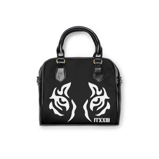 Shoulder Handbag — Tribal Tiger Eyes Black  🎟️ 12 entradas