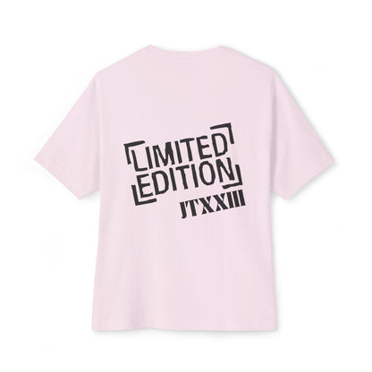 Limited Edition JTXXIII Boxy Tee — Oversized  🎟️ 8 entradas