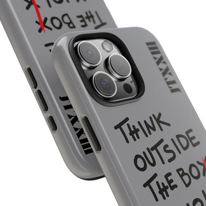 Think Outside the Box Phone Case —  🎟️ 8 entradas