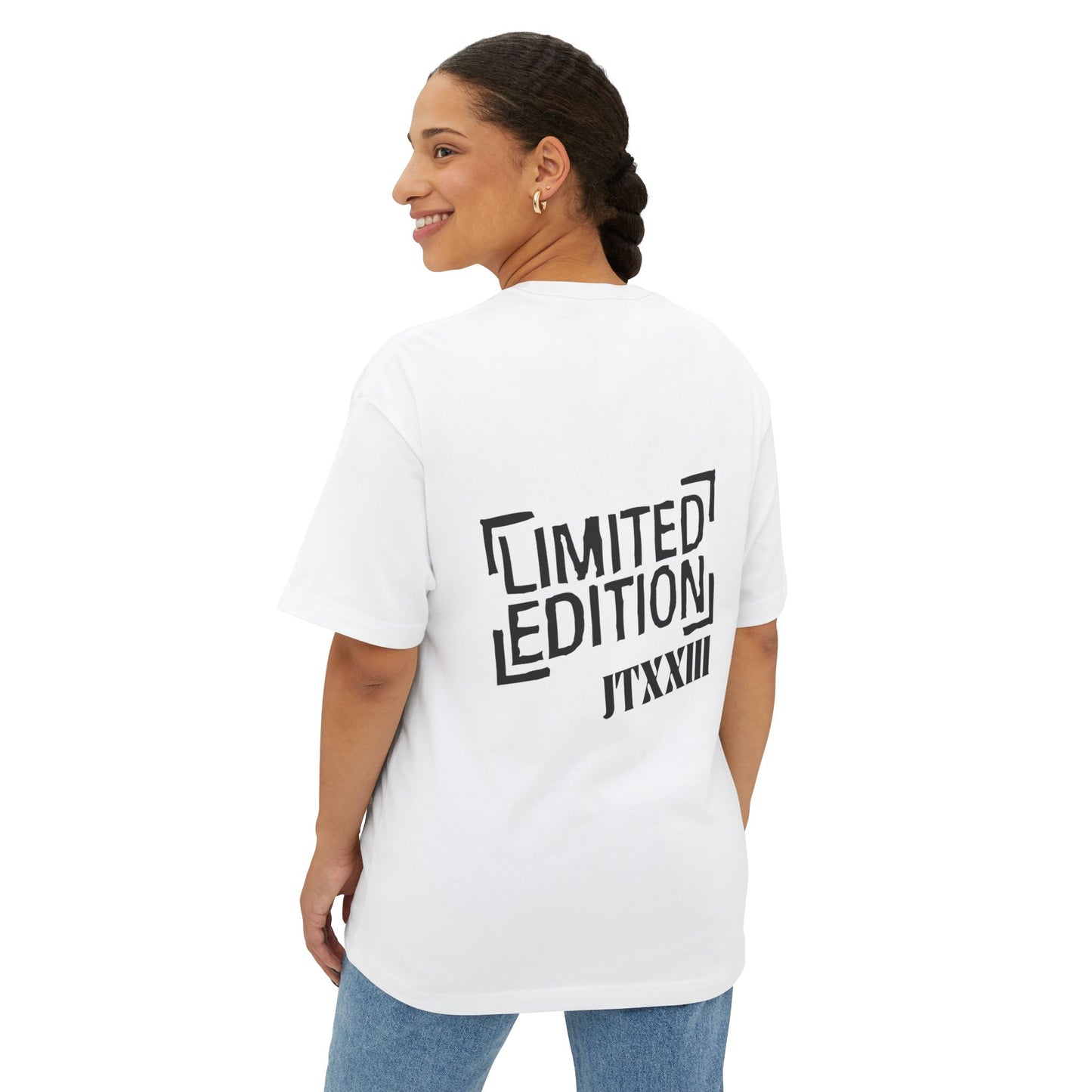 Limited Edition JTXXIII Boxy Tee — Oversized  🎟️ 8 entradas