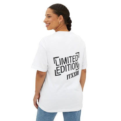 Limited Edition JTXXIII Boxy Tee — Oversized  🎟️ 8 entradas
