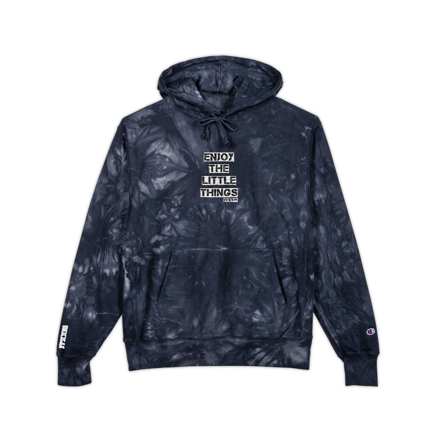 Tie-Dye Embroidered Hoodie — More Worry Less" 🎟️ 28 entradas