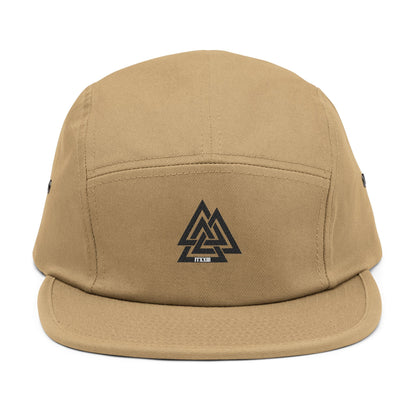5-Panel Cap — Minimalist Norse Symbol Camper Hat  🎟️ 6 entradas