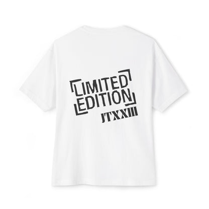 Limited Edition JTXXIII Boxy Tee — Oversized  🎟️ 8 entradas