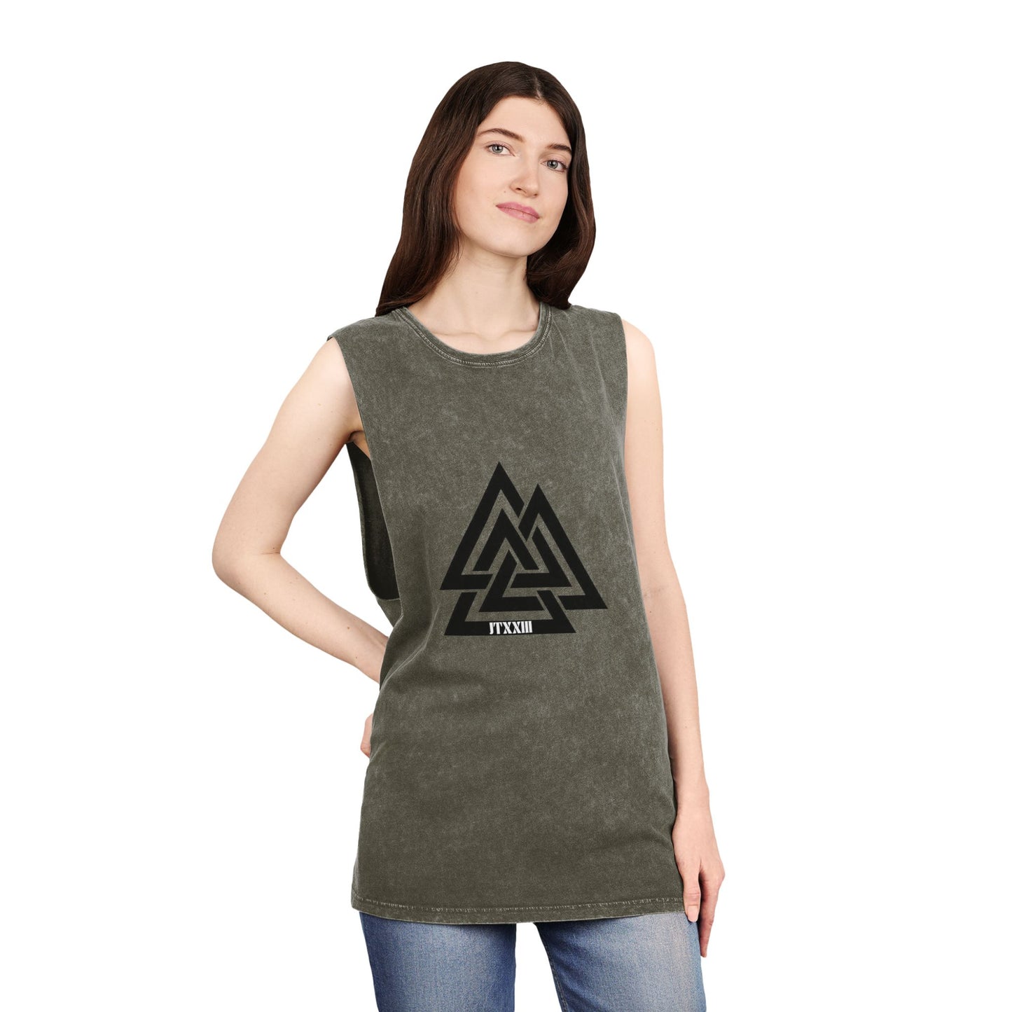 Tank Top — Nordic Rune Muscle Tee  🎟️ 10 entradas