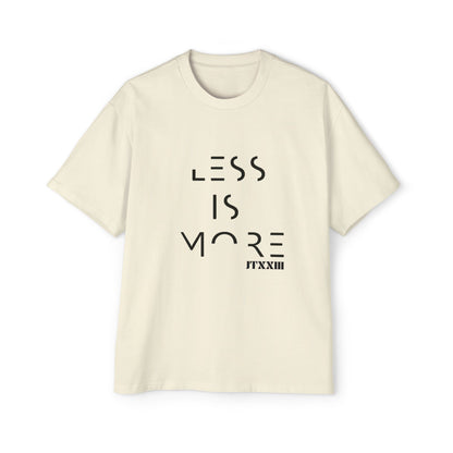 'Less Is More' Oversized  —  T-Shirt  🎟️ 12 entradas
