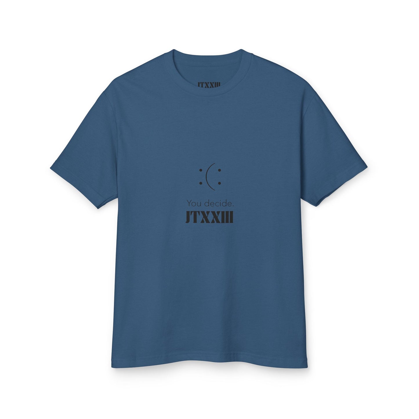 You Decide Moon Graphic -- Cotton T‑Shirt  🎟️ 8 entradas