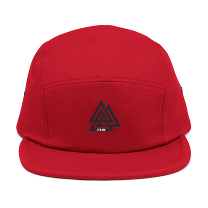 5-Panel Cap — Minimalist Norse Symbol Camper Hat  🎟️ 6 entradas