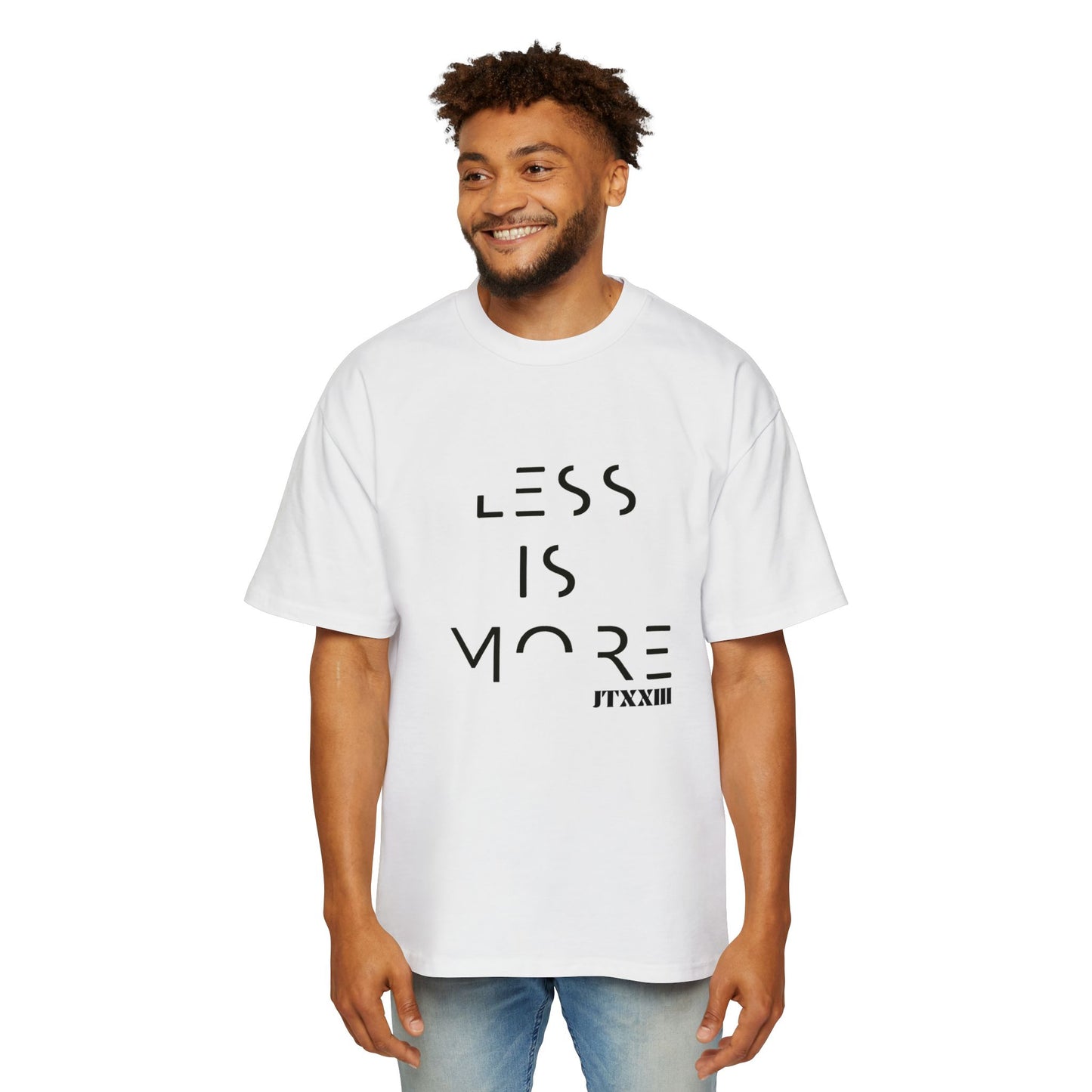 'Less Is More' Oversized  —  T-Shirt  🎟️ 12 entradas