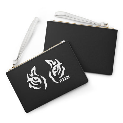 Wolf Eyes Clutch Bag — Black Wristlet  🎟️ 6 entradas