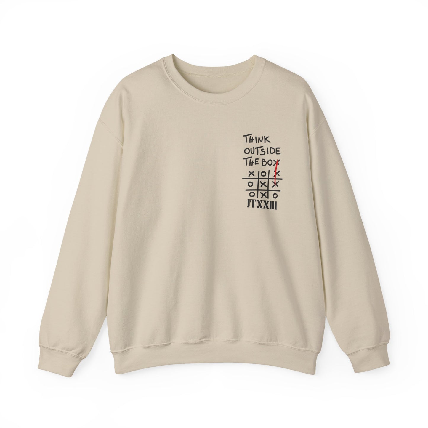 Think Outside the Box Crewneck Sweatshirt — 🎟️ 10 entradas