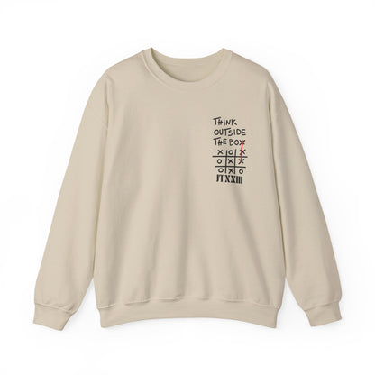 Think Outside the Box Crewneck Sweatshirt — 🎟️ 10 entradas