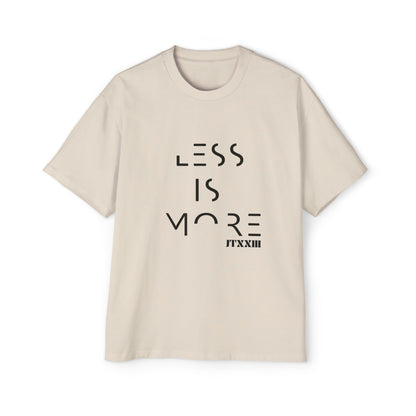 'Less Is More' Oversized  —  T-Shirt  🎟️ 12 entradas
