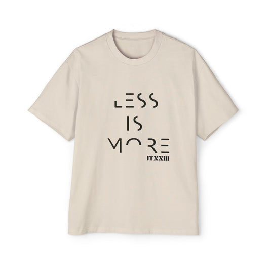 'Less Is More' Oversized  —  T-Shirt  🎟️ 12 entradas
