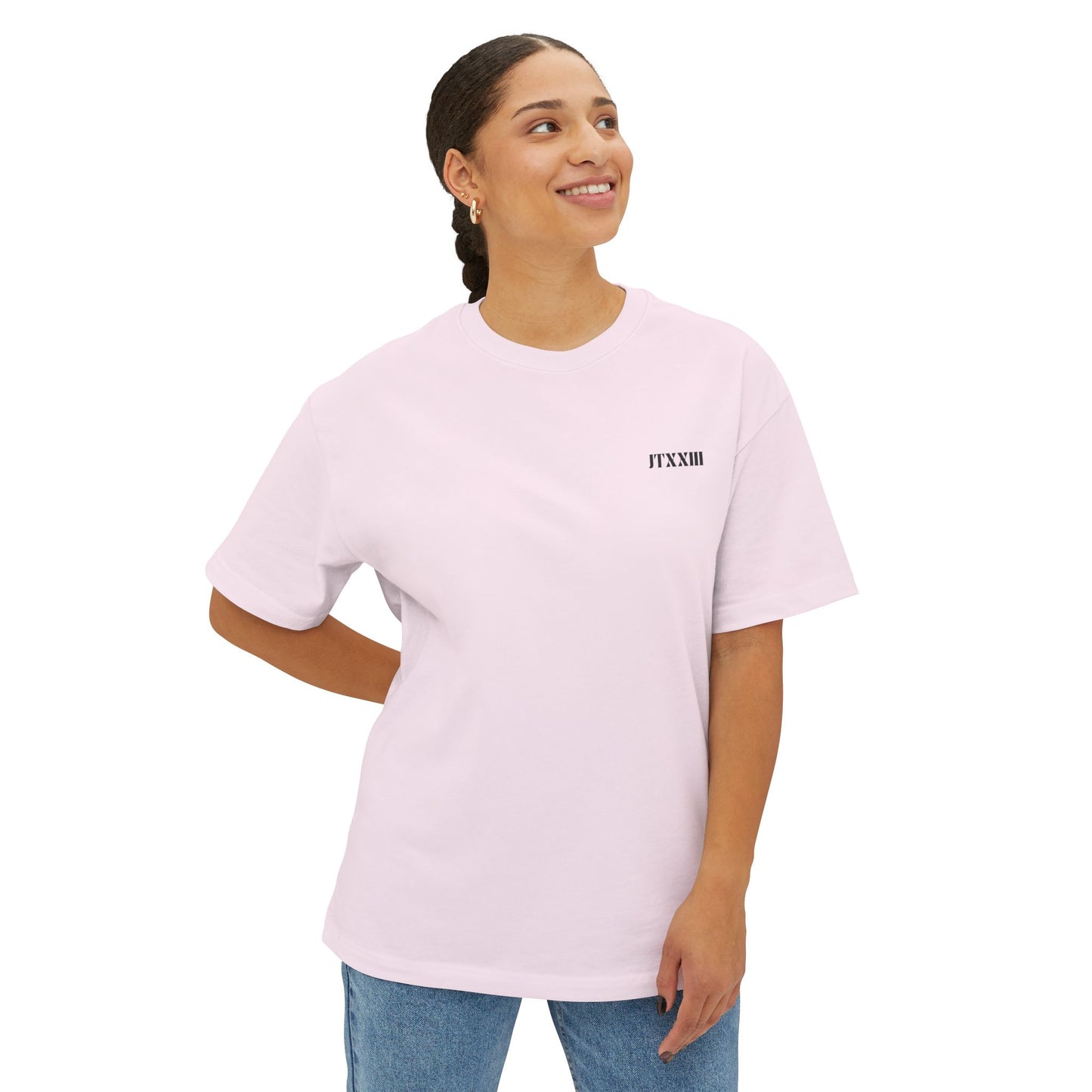 Limited Edition JTXXIII Boxy Tee — Oversized  🎟️ 8 entradas