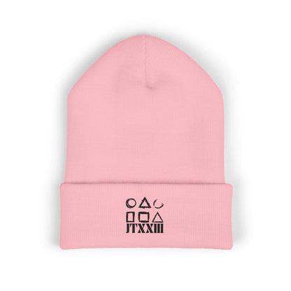 Minimalist Symbols Cuffed Beanie  🎟️ 5 entradas