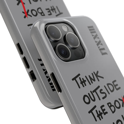 Think Outside the Box Phone Case —  🎟️ 8 entradas