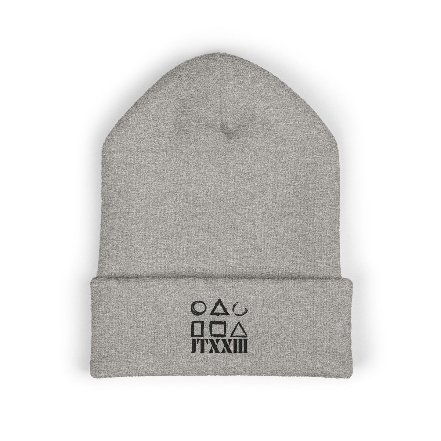Minimalist Symbols Cuffed Beanie  🎟️ 5 entradas