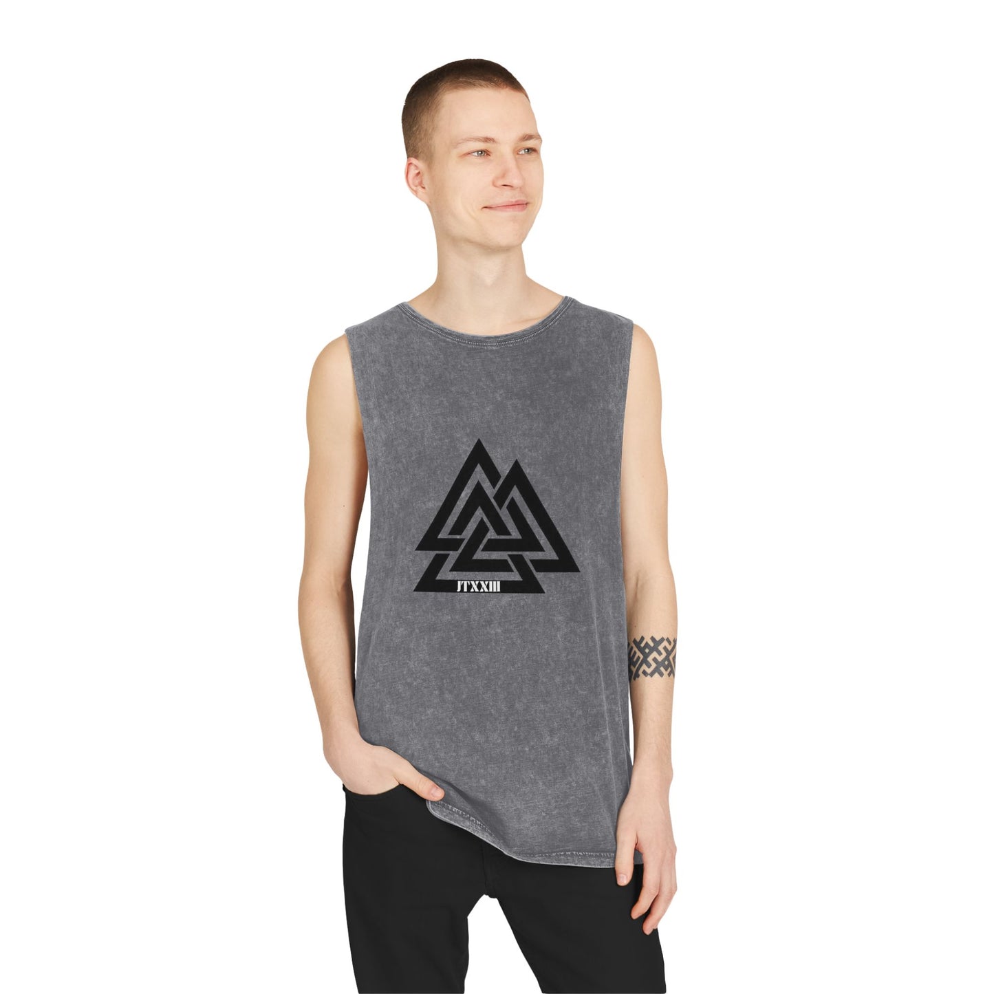 Tank Top — Nordic Rune Muscle Tee  🎟️ 10 entradas