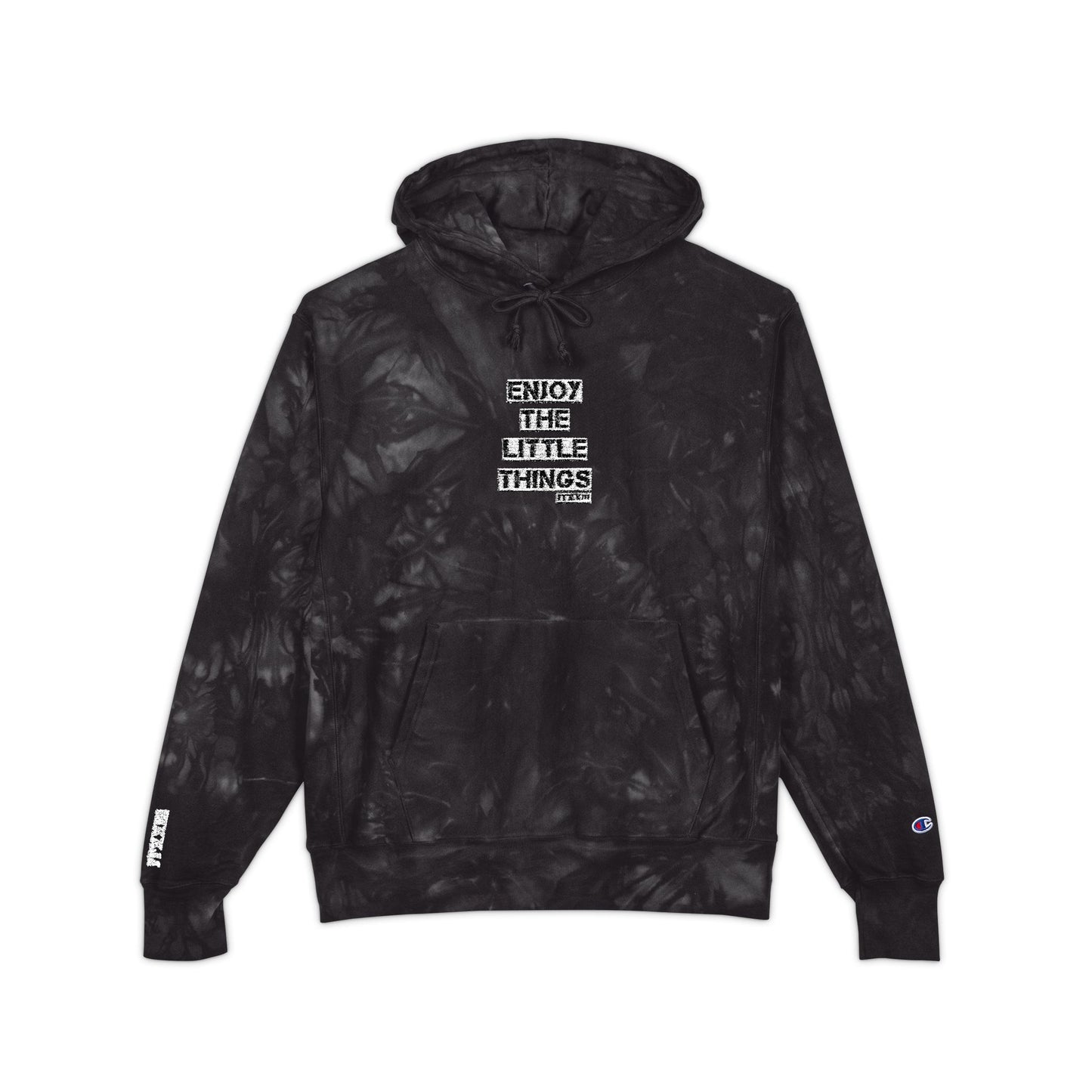 Tie-Dye Embroidered Hoodie — More Worry Less" 🎟️ 28 entradas