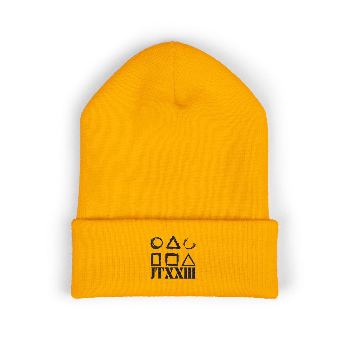 Minimalist Symbols Cuffed Beanie  🎟️ 5 entradas