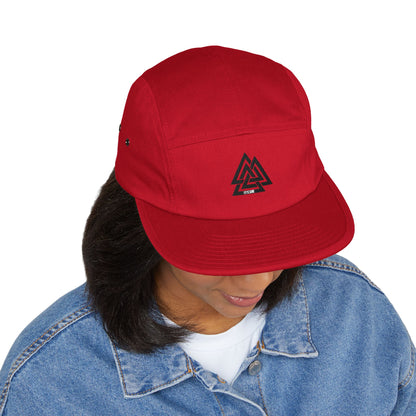 5-Panel Cap — Minimalist Norse Symbol Camper Hat  🎟️ 6 entradas