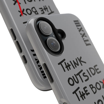 Think Outside the Box Phone Case —  🎟️ 8 entradas