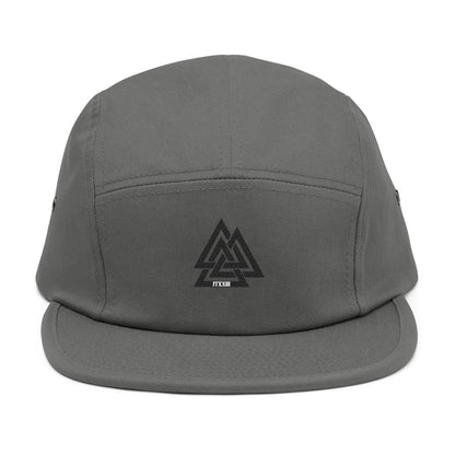 5-Panel Cap — Minimalist Norse Symbol Camper Hat  🎟️ 6 entradas
