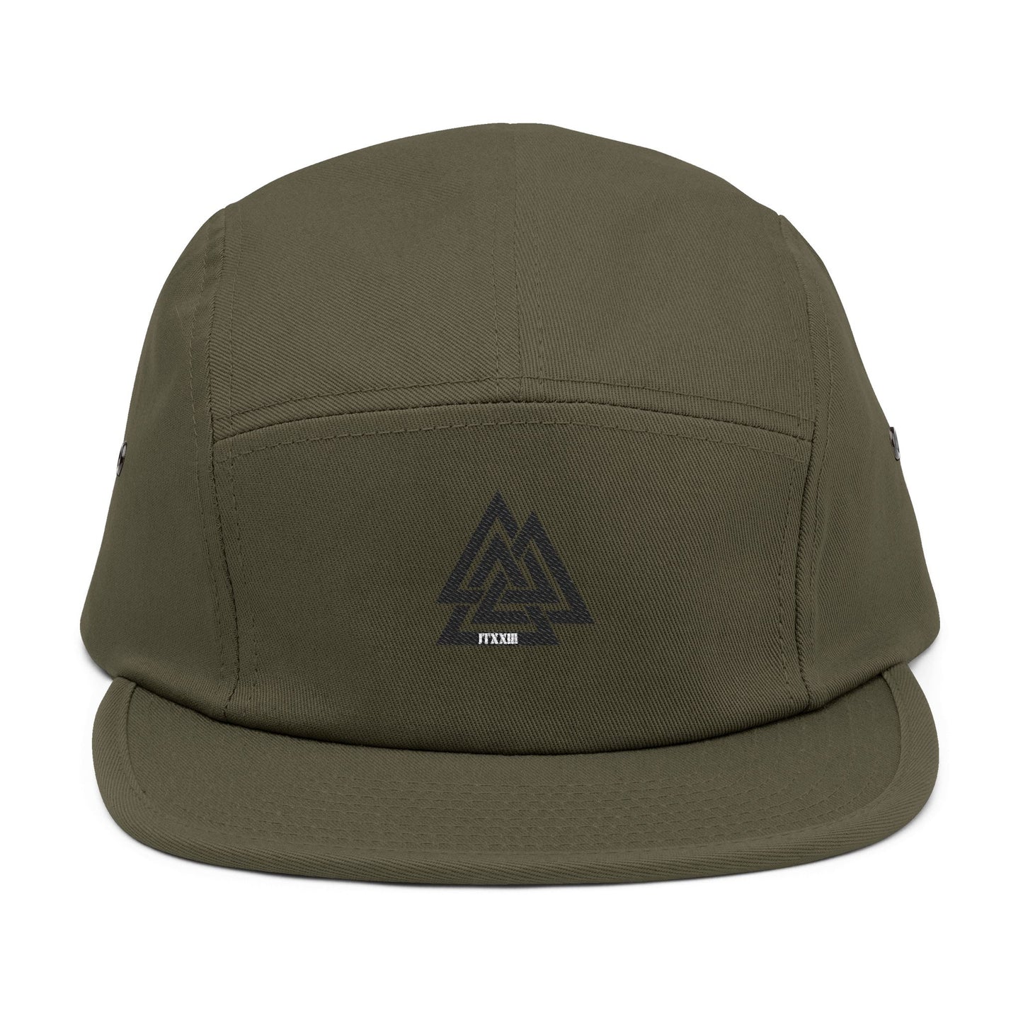5-Panel Cap — Minimalist Norse Symbol Camper Hat  🎟️ 6 entradas