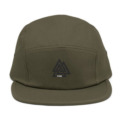 5-Panel Cap — Minimalist Norse Symbol Camper Hat  🎟️ 6 entradas