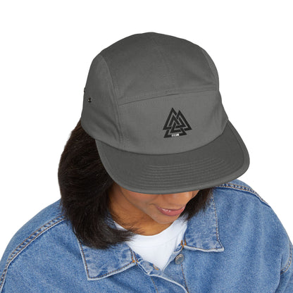 5-Panel Cap — Minimalist Norse Symbol Camper Hat  🎟️ 6 entradas