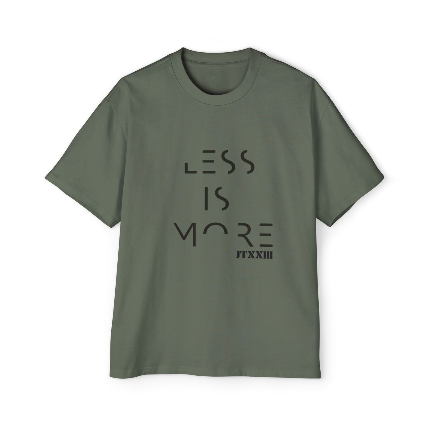 'Less Is More' Oversized  —  T-Shirt  🎟️ 12 entradas