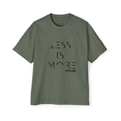 'Less Is More' Oversized  —  T-Shirt  🎟️ 12 entradas