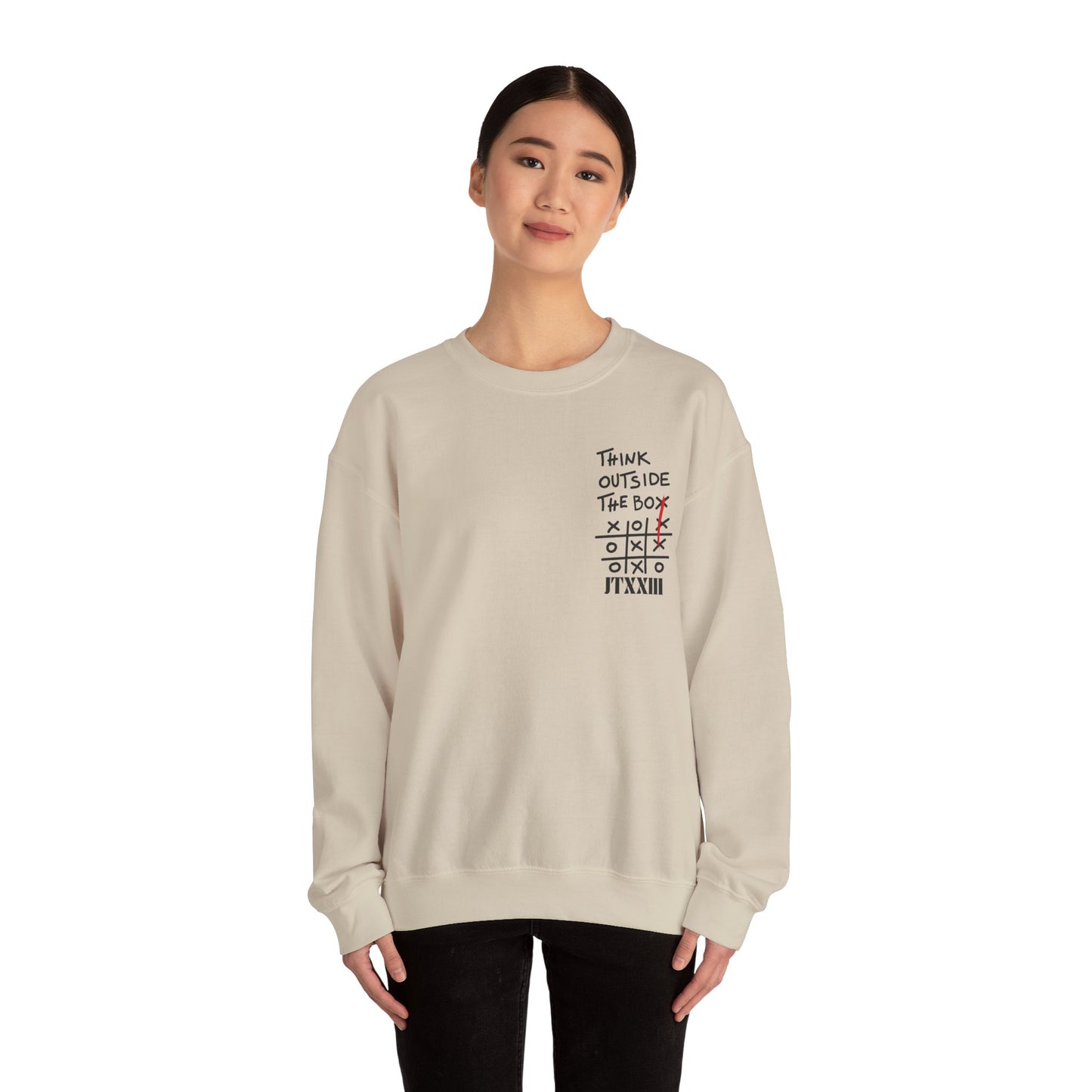 Think Outside the Box Crewneck Sweatshirt — 🎟️ 10 entradas