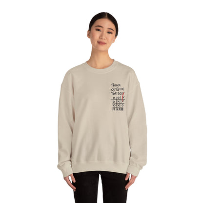 Think Outside the Box Crewneck Sweatshirt — 🎟️ 10 entradas