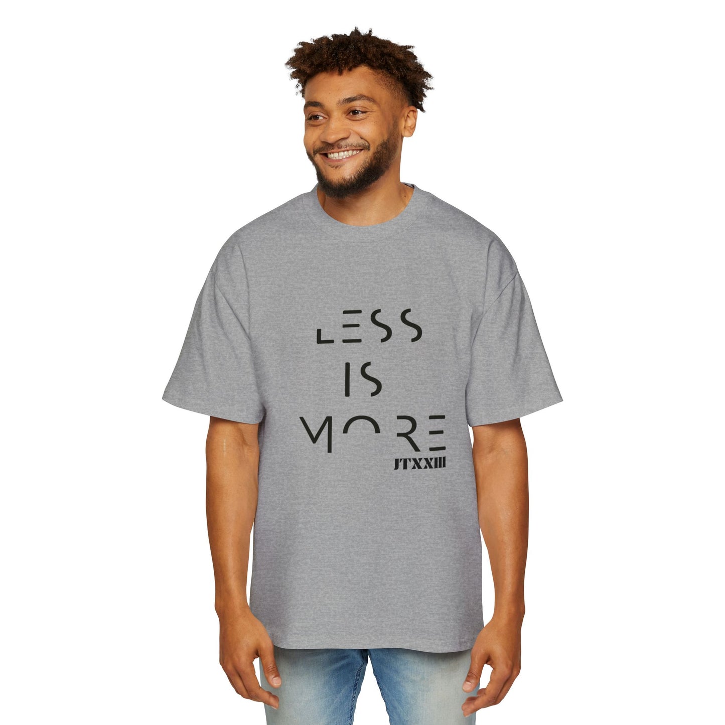 'Less Is More' Oversized  —  T-Shirt  🎟️ 12 entradas
