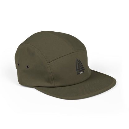 5-Panel Cap — Minimalist Norse Symbol Camper Hat  🎟️ 6 entradas