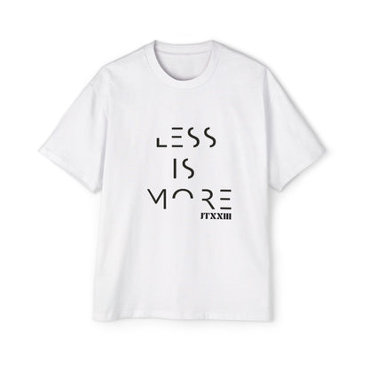 'Less Is More' Oversized  —  T-Shirt  🎟️ 12 entradas