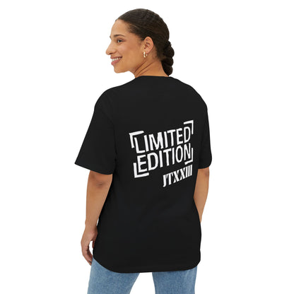 Limited Edition JTXXIII Boxy Tee — Oversized  🎟️ 8 entradas