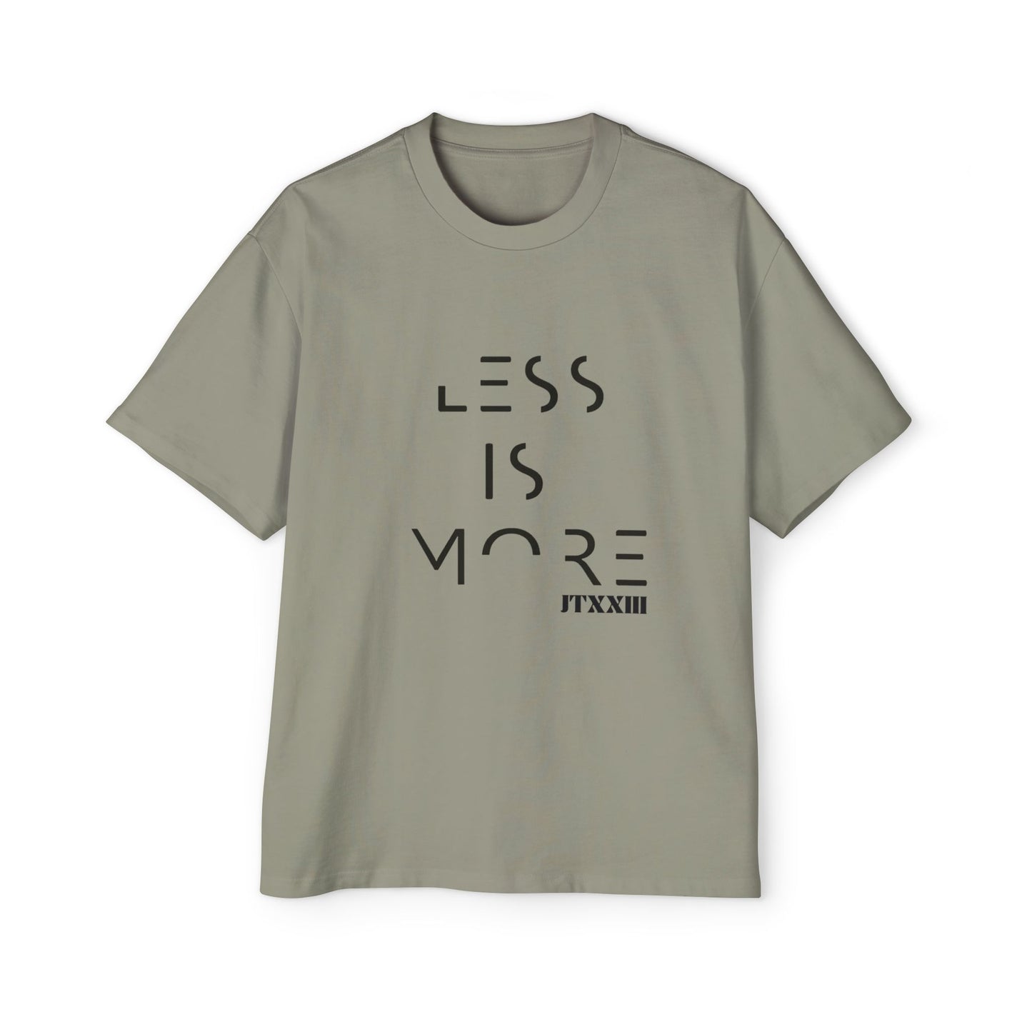 'Less Is More' Oversized  —  T-Shirt  🎟️ 12 entradas