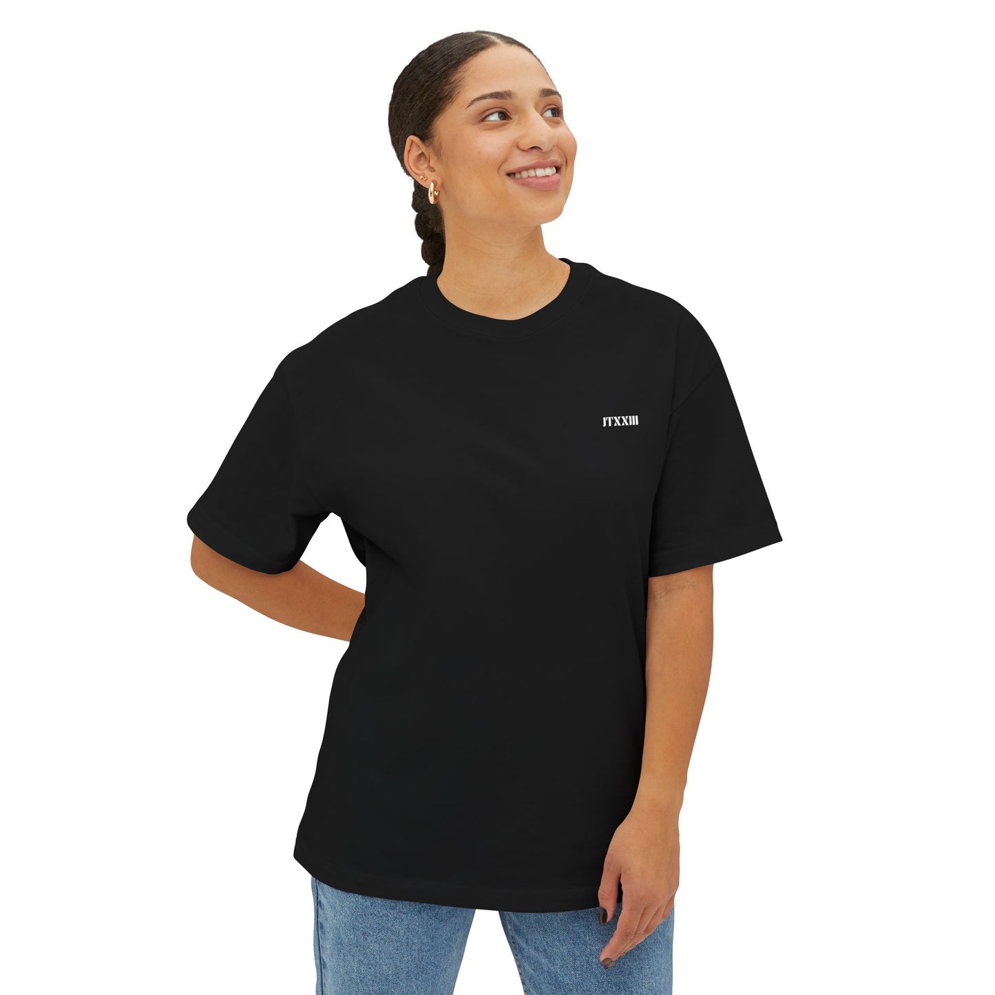 Limited Edition JTXXIII Boxy Tee — Oversized  🎟️ 8 entradas