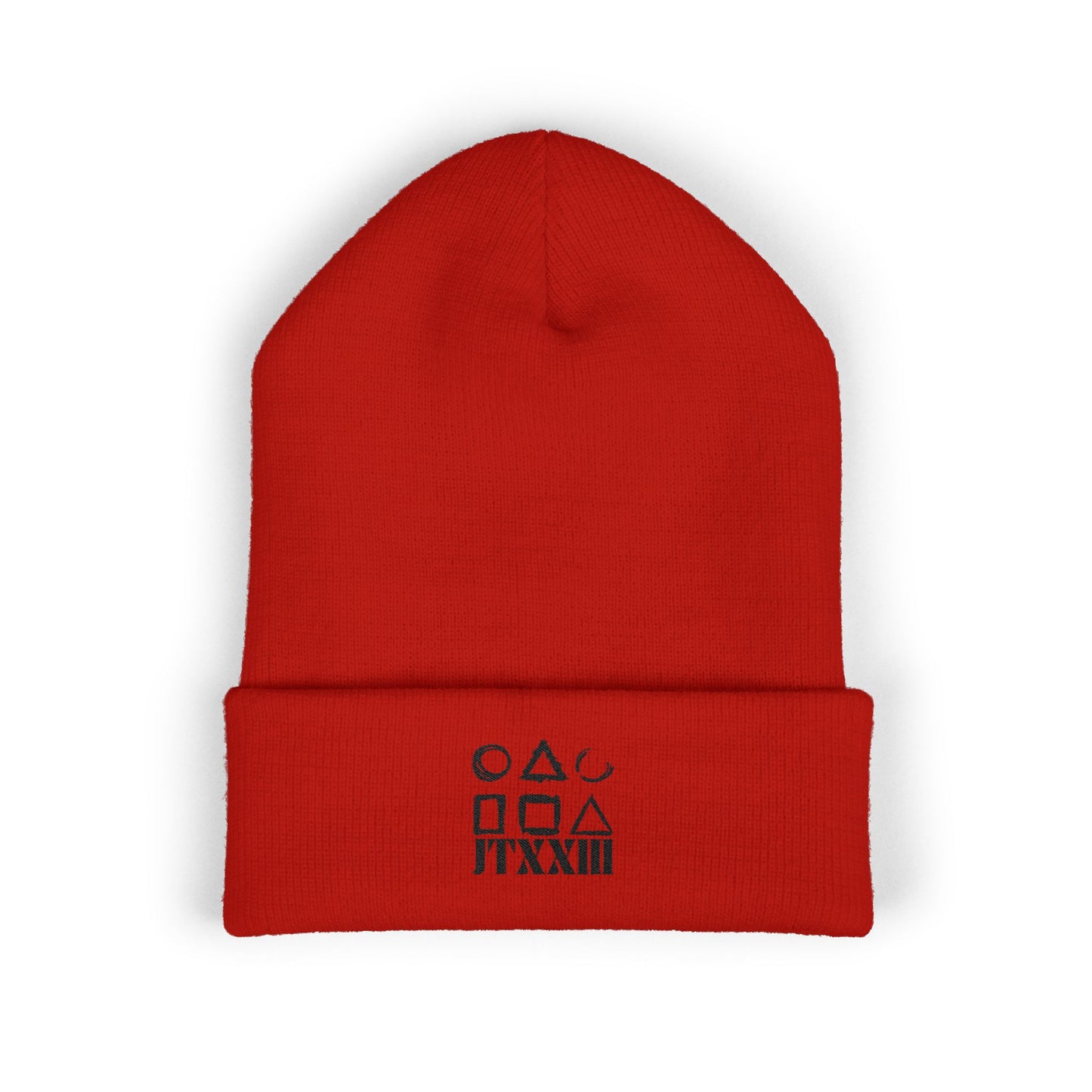 Minimalist Symbols Cuffed Beanie  🎟️ 5 entradas